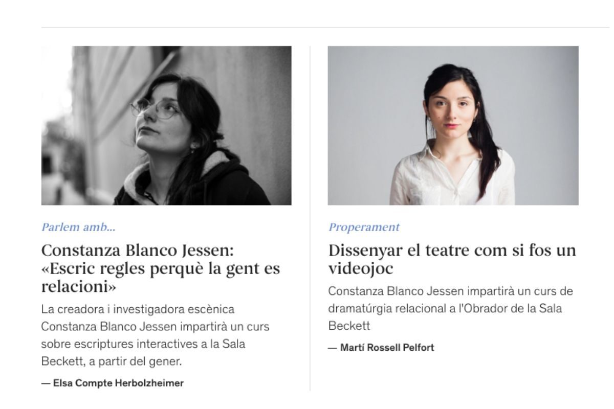 Cursos «Escrituras de Interacción» (2023-2025)